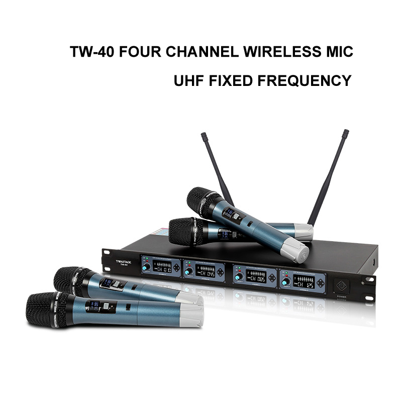 Tiwa UHF wireless microphone with 4 handheld