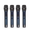 TIWA 4 channel UHF wireless microphone with four handhelds/headsets