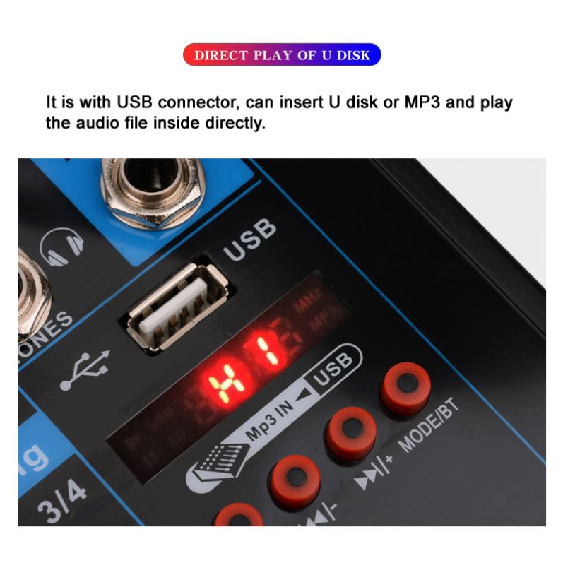 Best Quality Analog USB Digital Audio 4 Channel