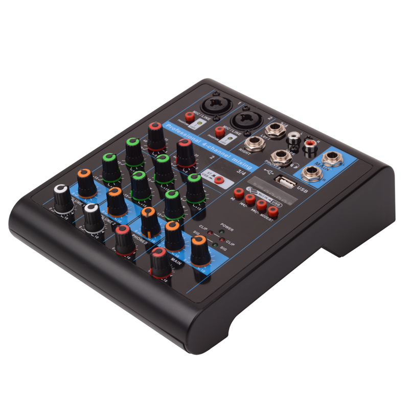 Tiwa 4 channel audio mixer professional