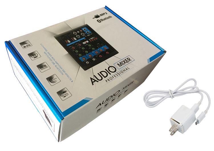 4 Channel Professional Digital Mini Audio Mixer Console